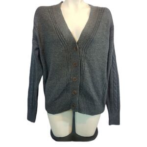 5/$25 Summer Sale!!! SWEATER SALE 3/$30 Abound Grey Button Down Sweater‎